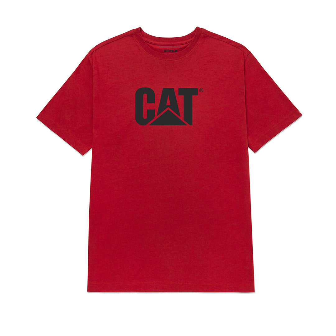 Camiseta Cat Logo para hombre color rojo