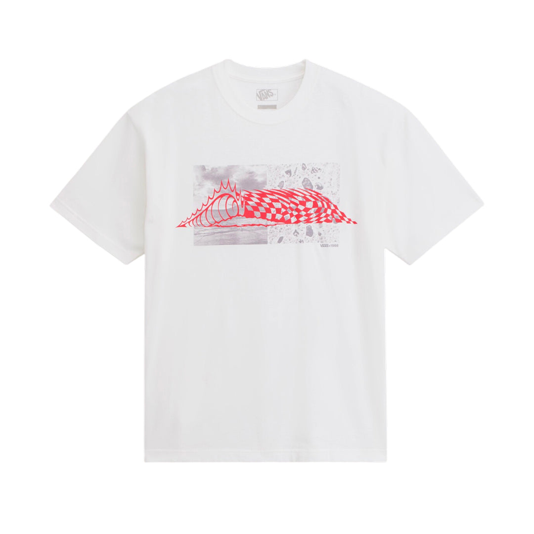 Camiseta Wave para hombre color blanco