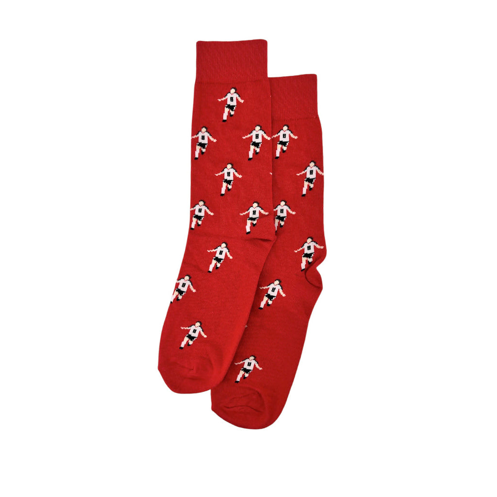Calcetines Aleman para hombre color rojo