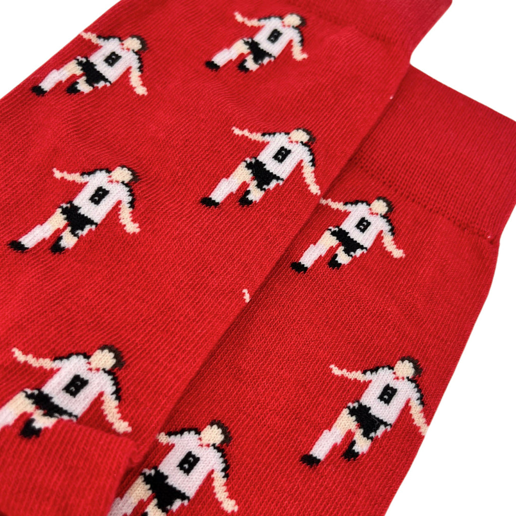 Calcetines Aleman para hombre color rojo