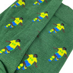 Calcetines Brasil para hombre color verde