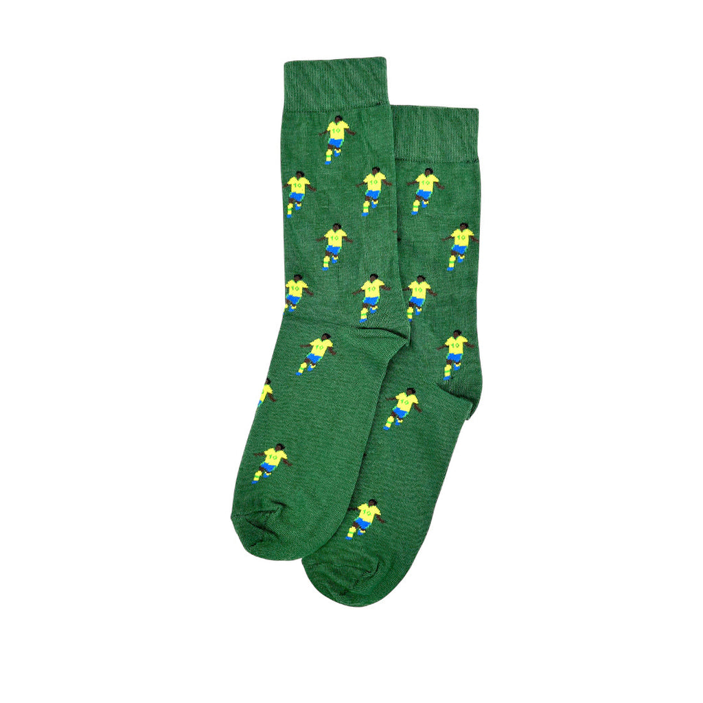 Calcetines Brasil para hombre color verde