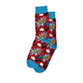 Calcetines Dad para hombre color rojo